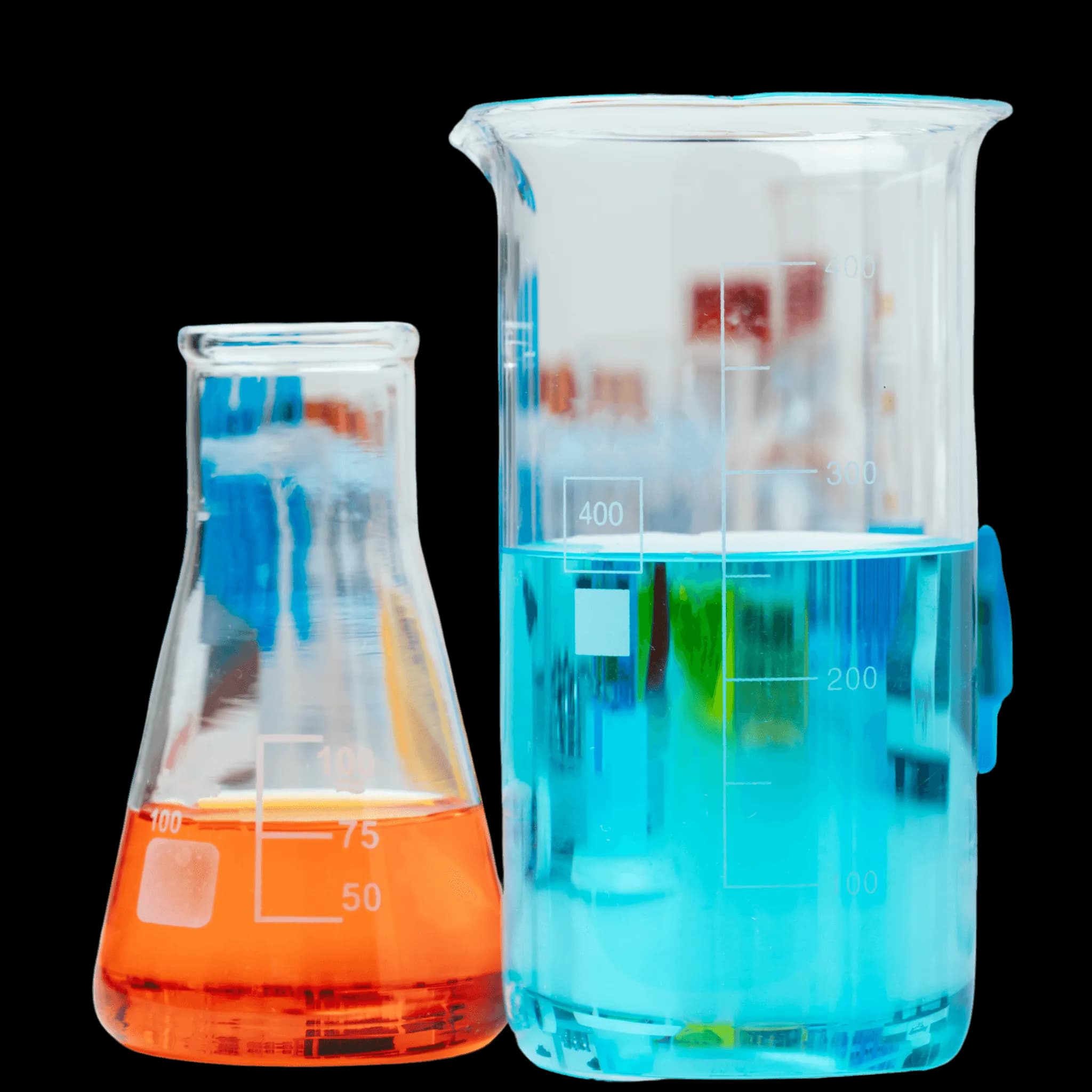 Bootles fill with Chemicals